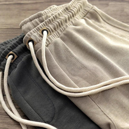 Shorts Herre – Strikkede Træningsshorts med Snøre