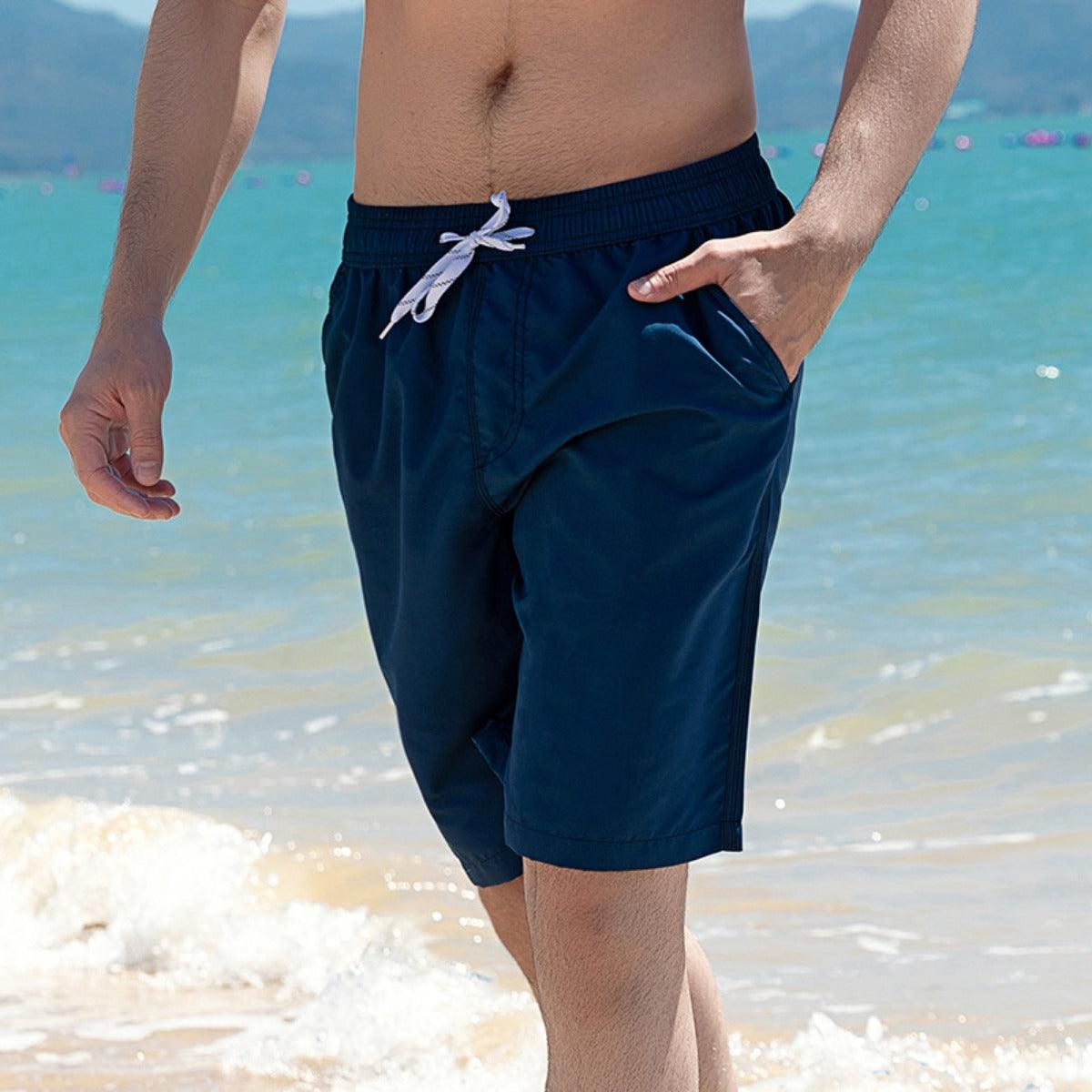 Badeshorts Dame – Ensfarvede Strandshorts til Sommer og Ferie