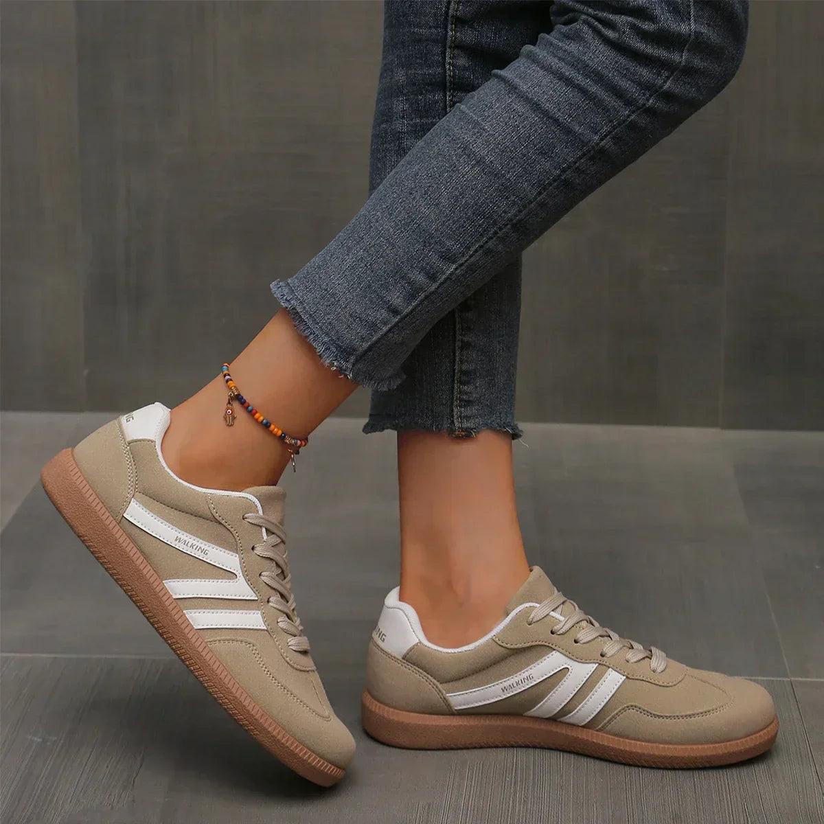 Stacey | Dame Afslappede Sneakers med Gummisål