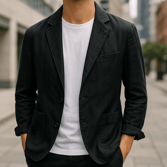 Hør Blazer Herre – Let Sommer Blazer til Casual Look