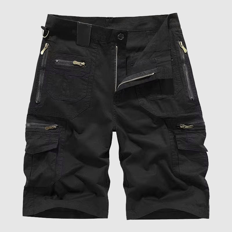 Cargo Shorts Herre – Strukturerede Bermuda Shorts med Lommer