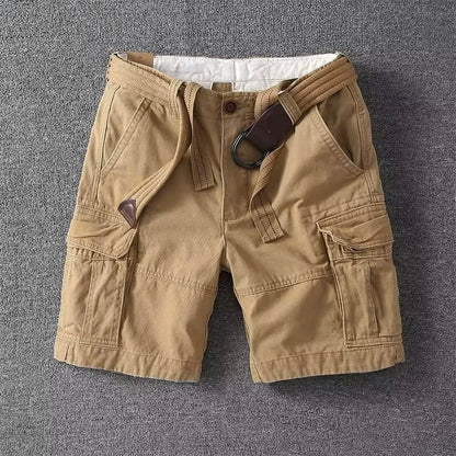 Cargo Shorts Herre – Multi-Pocket Bermuda Shorts med Justerbar Talje