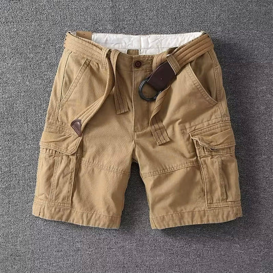 Cargo Shorts Herre – Multi-Pocket Bermuda Shorts med Justerbar Talje
