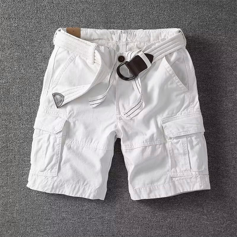 Cargo Shorts Herre – Multi-Pocket Bermuda Shorts med Justerbar Talje