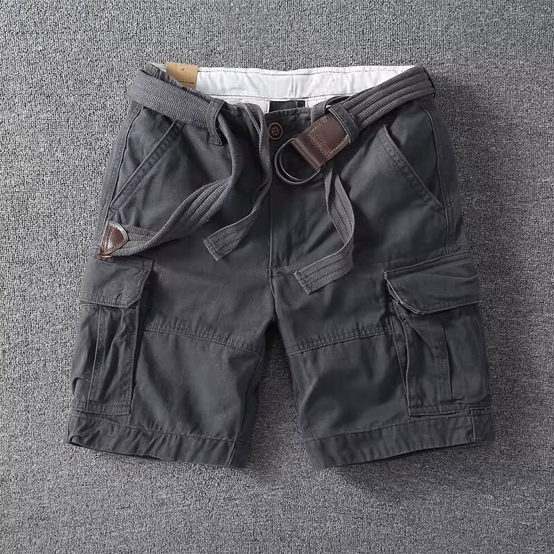 Cargo Shorts Herre – Multi-Pocket Bermuda Shorts med Justerbar Talje
