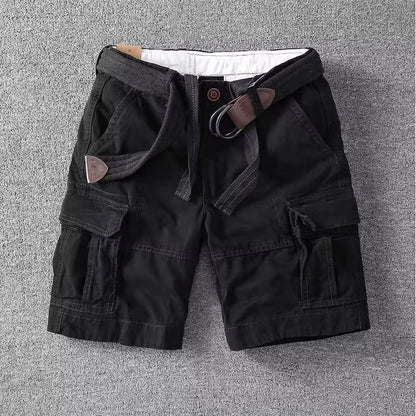 Cargo Shorts Herre – Multi-Pocket Bermuda Shorts med Justerbar Talje