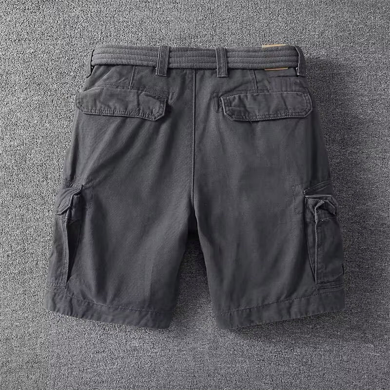 Cargo Shorts Herre – Multi-Pocket Bermuda Shorts med Justerbar Talje