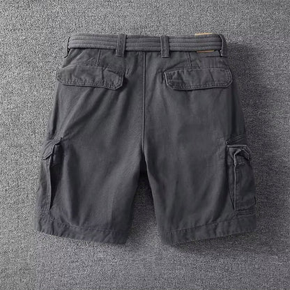 Cargo Shorts Herre – Multi-Pocket Bermuda Shorts med Justerbar Talje