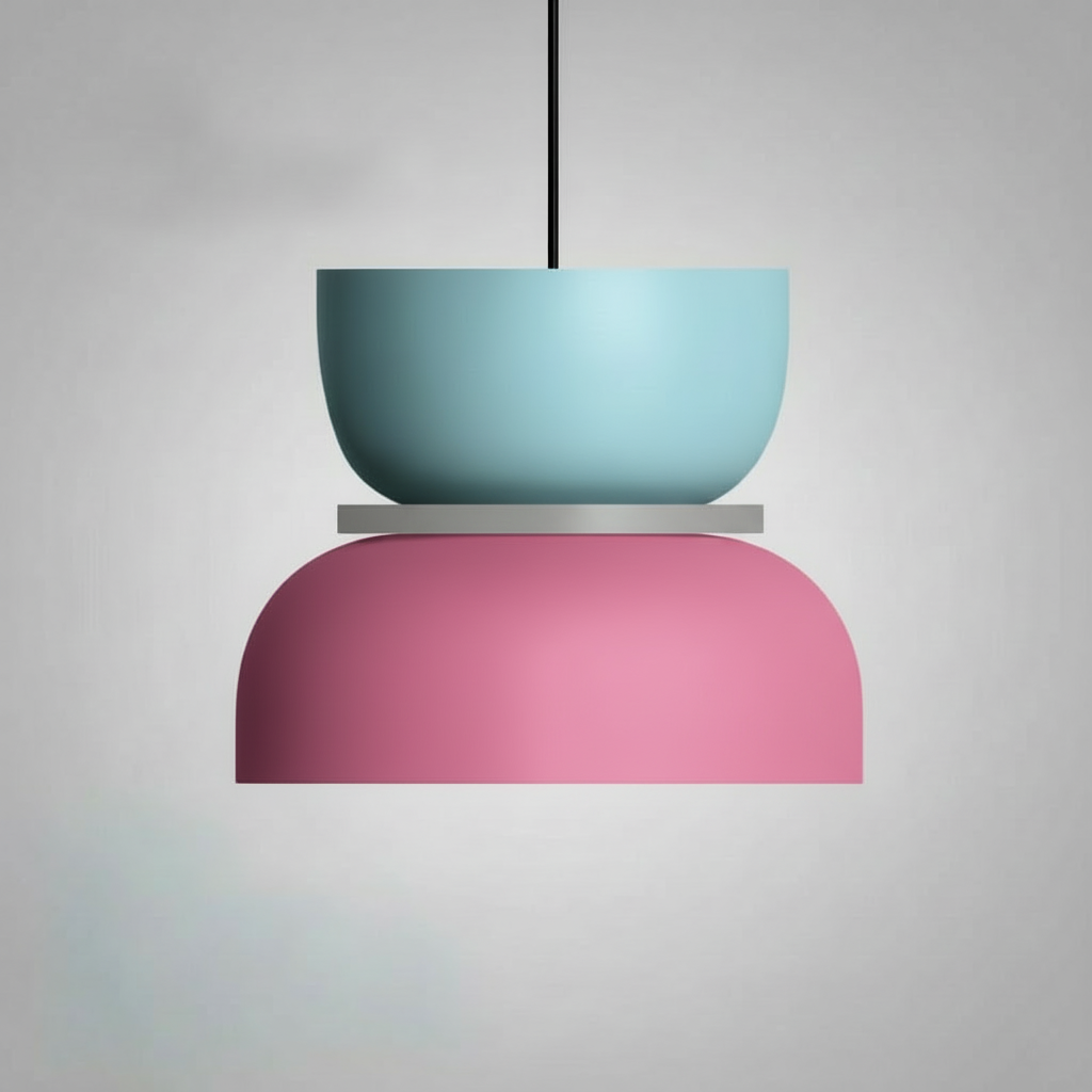 MeloGlow | Skandinavisk Pendel Lampe i Pastel Farver