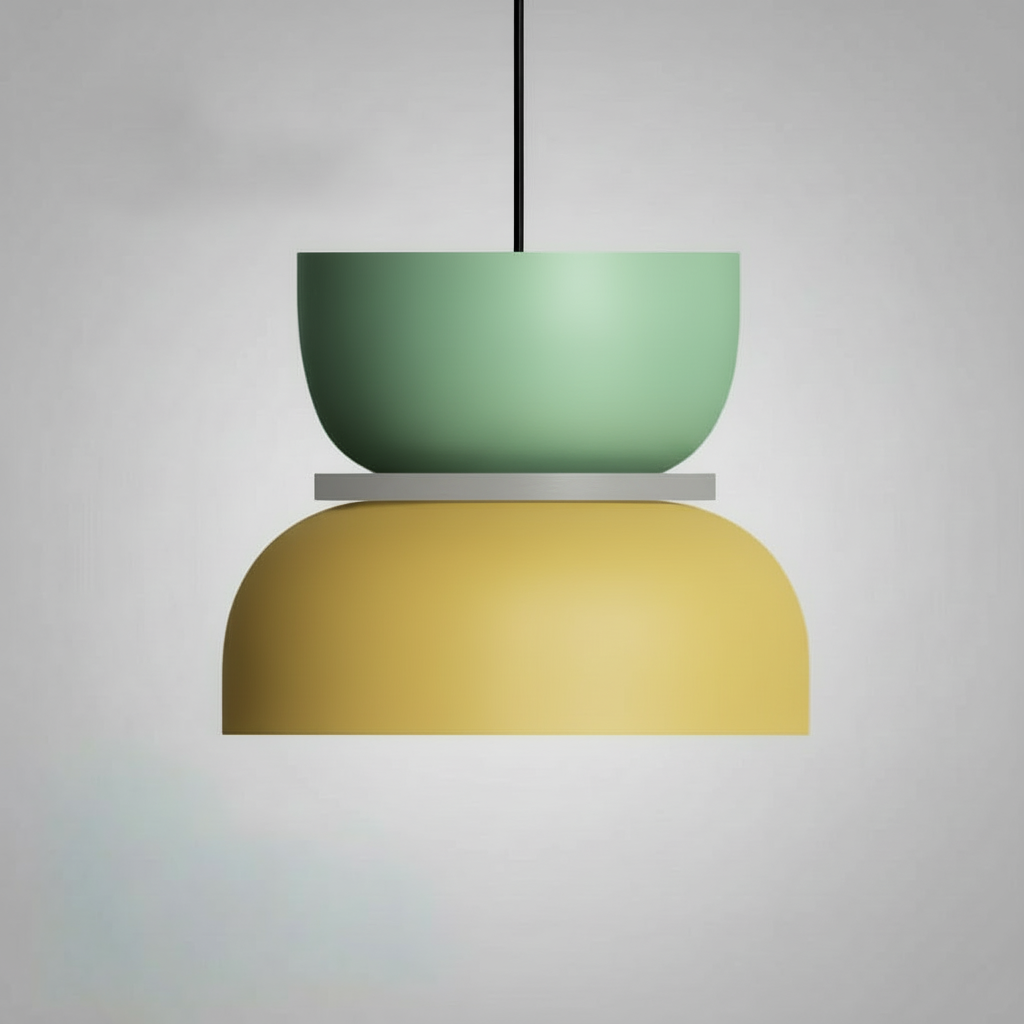 MeloGlow | Skandinavisk Pendel Lampe i Pastel Farver