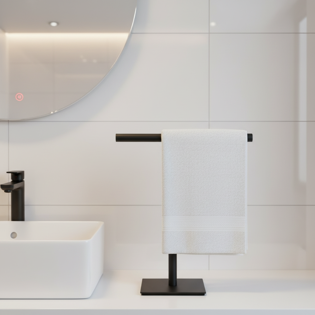AeriRack | Håndklædeholder i Metal Fritstående Design