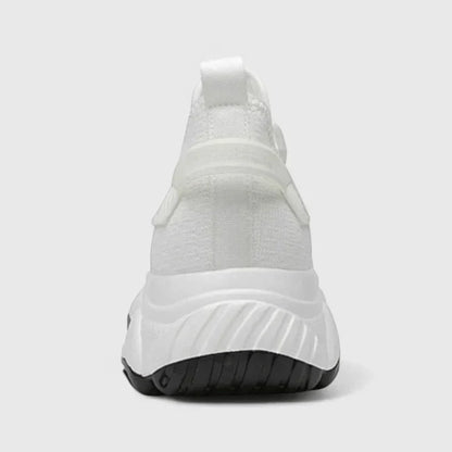 Sneakers Dame – Hverdagssko med polstret sål til hverdag, arbejde og rejse i Hvid og Sort – Selene