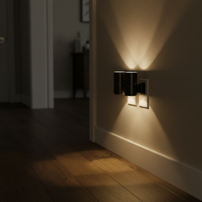 NightNova | Dæmpbar LED Natlampe med Skumringssensor