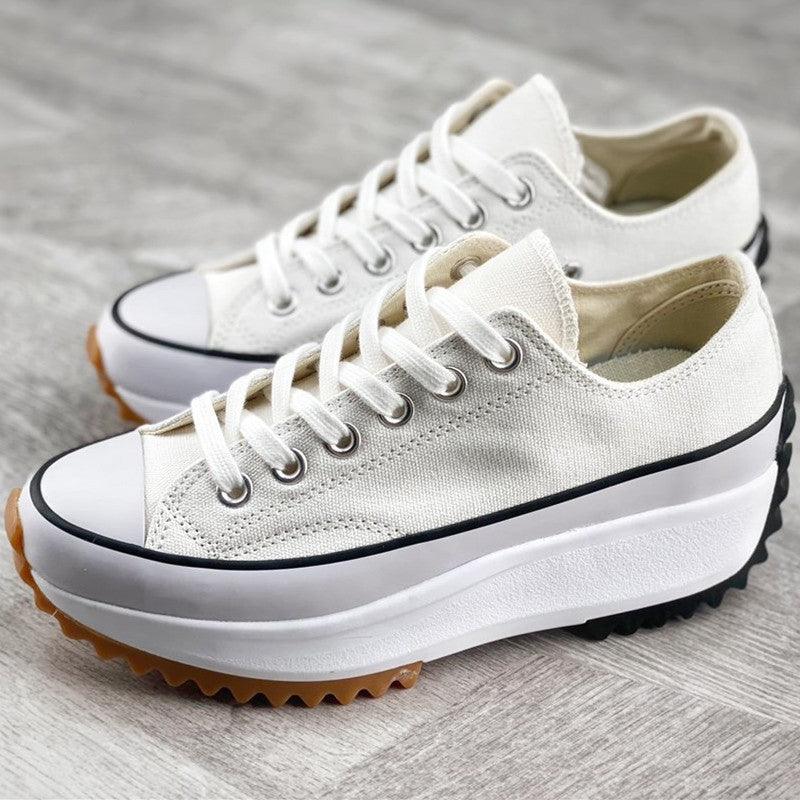 Robyn | Stilfulde Platform Dame Sneakers med Ruskindoverdel