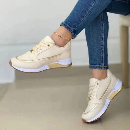 Sneakers Dame – Hverdagssko med kraftig sål til hverdag, arbejde og rejse