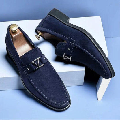 Loafers Herre – Slip-On Sko med Metalspænde