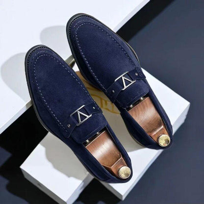 Loafers Herre – Slip-On Sko med Metalspænde