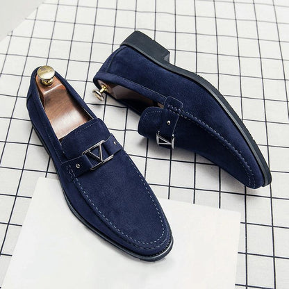 Loafers Herre – Slip-On Sko med Metalspænde