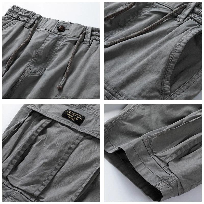 Cargo Shorts Herre – Casual Shorts med Snøre og Lommer