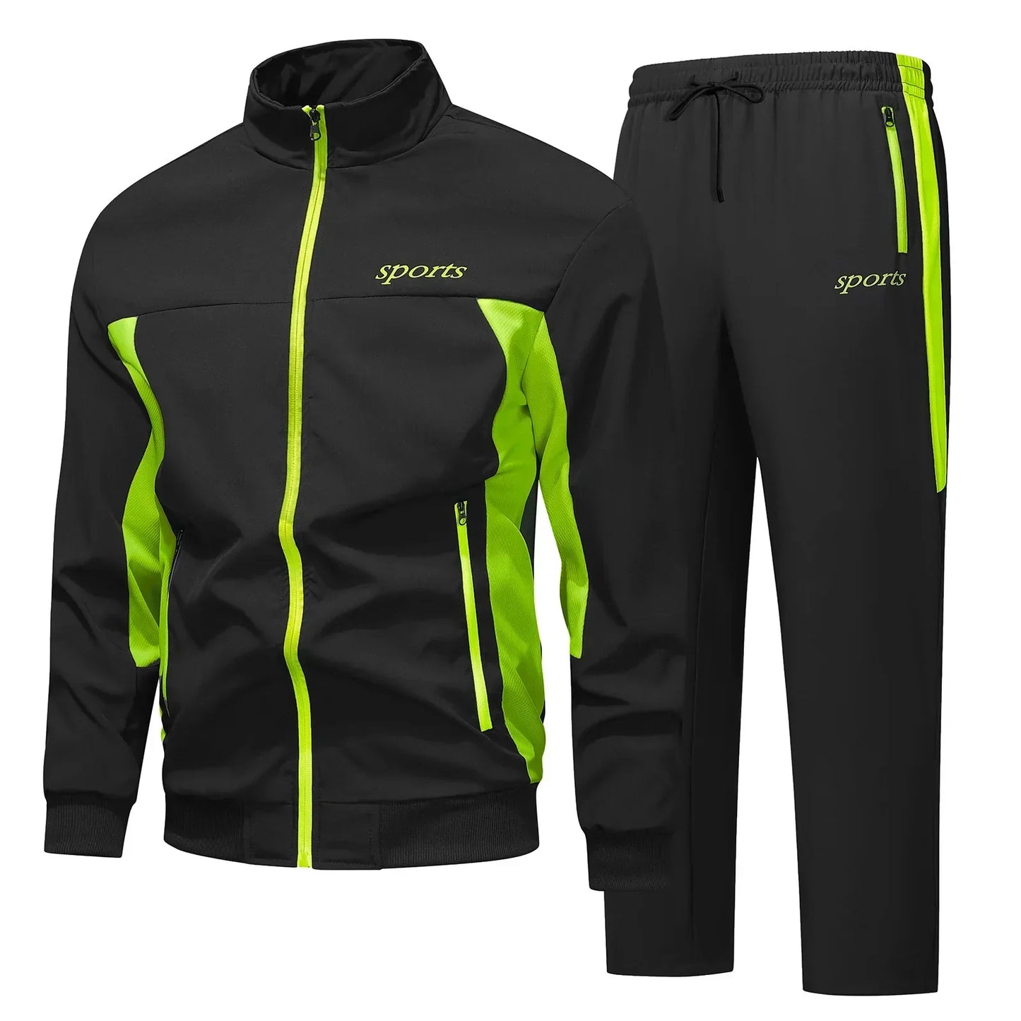 Jogging Sæt Herre – Todelt tracksuit med klassisk design til hverdag, rejse og afslapning