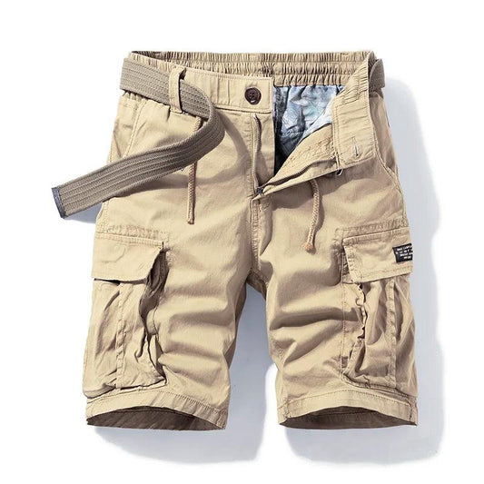 Cargo shorts herre med snøre og lommer