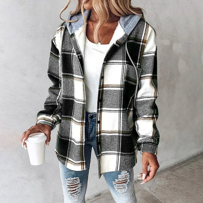 Ternet Cardigan Dame – Foret Strikcardigan med Knapper