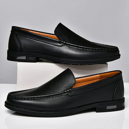 Loafers Herre – Klassiske Sko i Læderlook med Moc-Toe