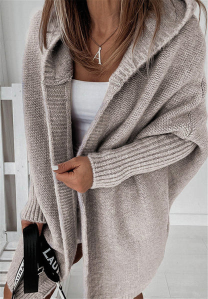 Tereza Cardigan Dame – Mintgrøn Strikcardigan med Løs Pasform