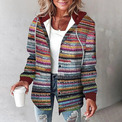 Ternet Cardigan Dame – Foret Strikcardigan med Knapper