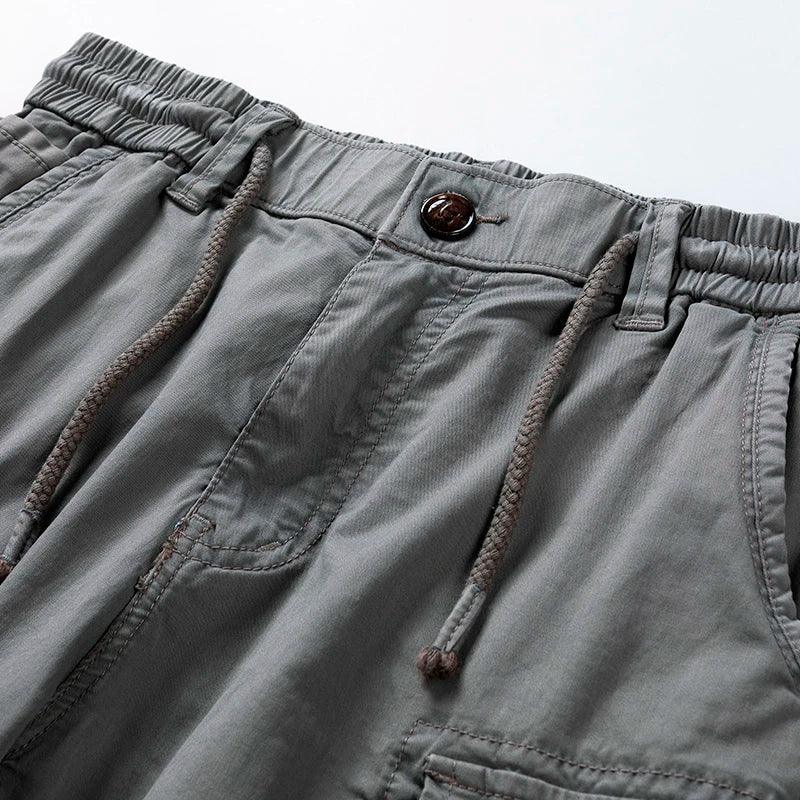 Cargo Shorts Herre – Casual Shorts med Snøre og Lommer