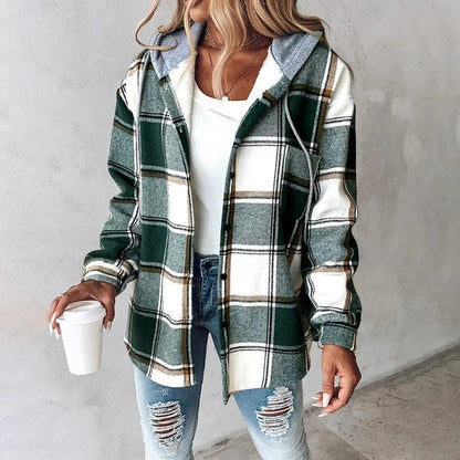 Ternet Cardigan Dame – Foret Strikcardigan med Knapper