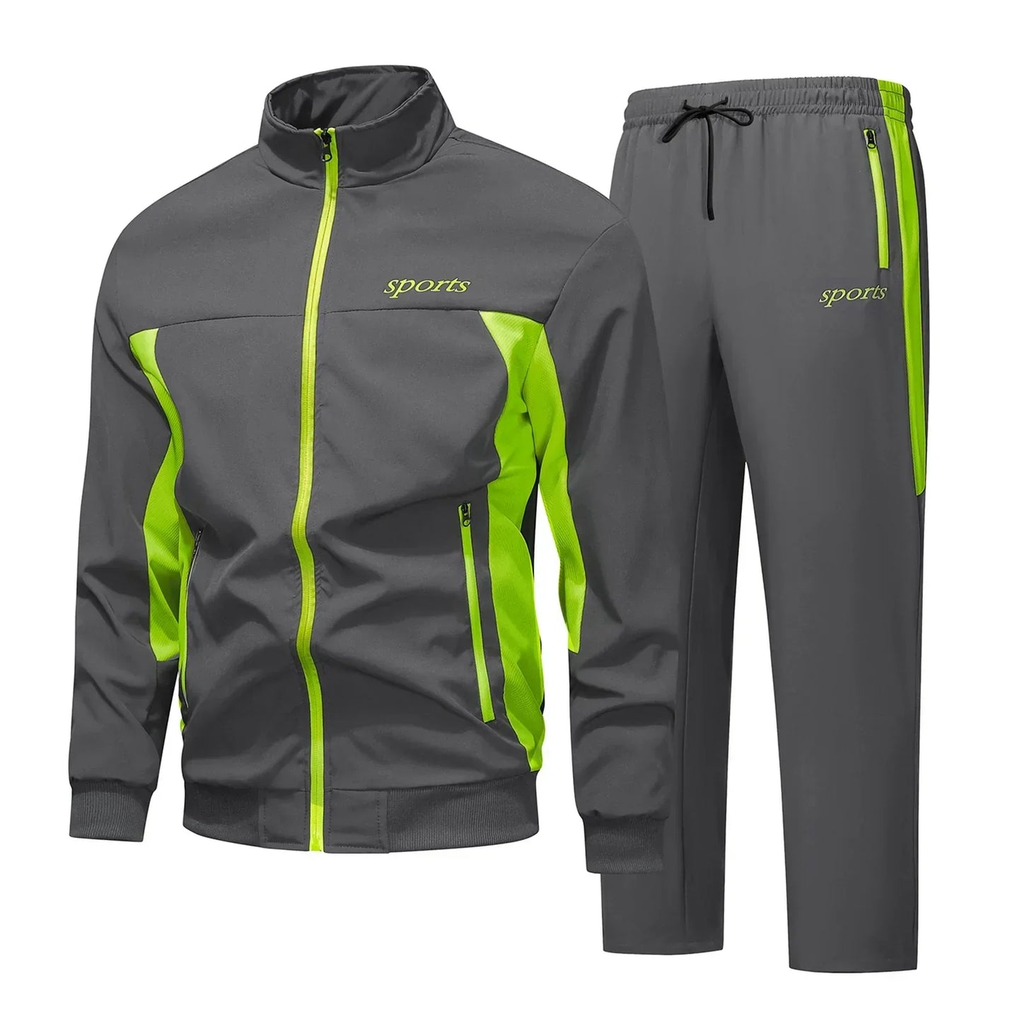 Jogging Sæt Herre – Todelt tracksuit med klassisk design til hverdag, rejse og afslapning
