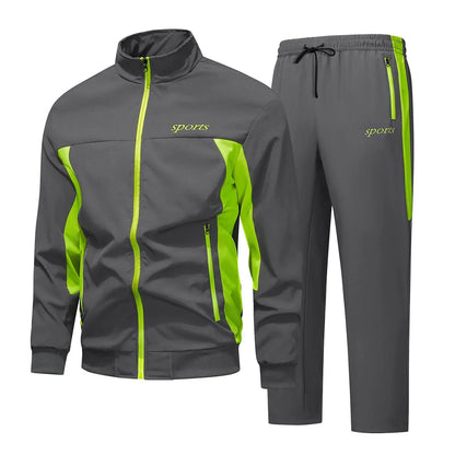 Jogging Sæt Herre – Todelt tracksuit med klassisk design til hverdag, rejse og afslapning
