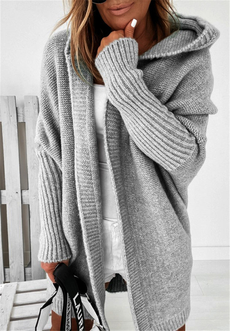 Tereza Cardigan Dame – Mintgrøn Strikcardigan med Løs Pasform