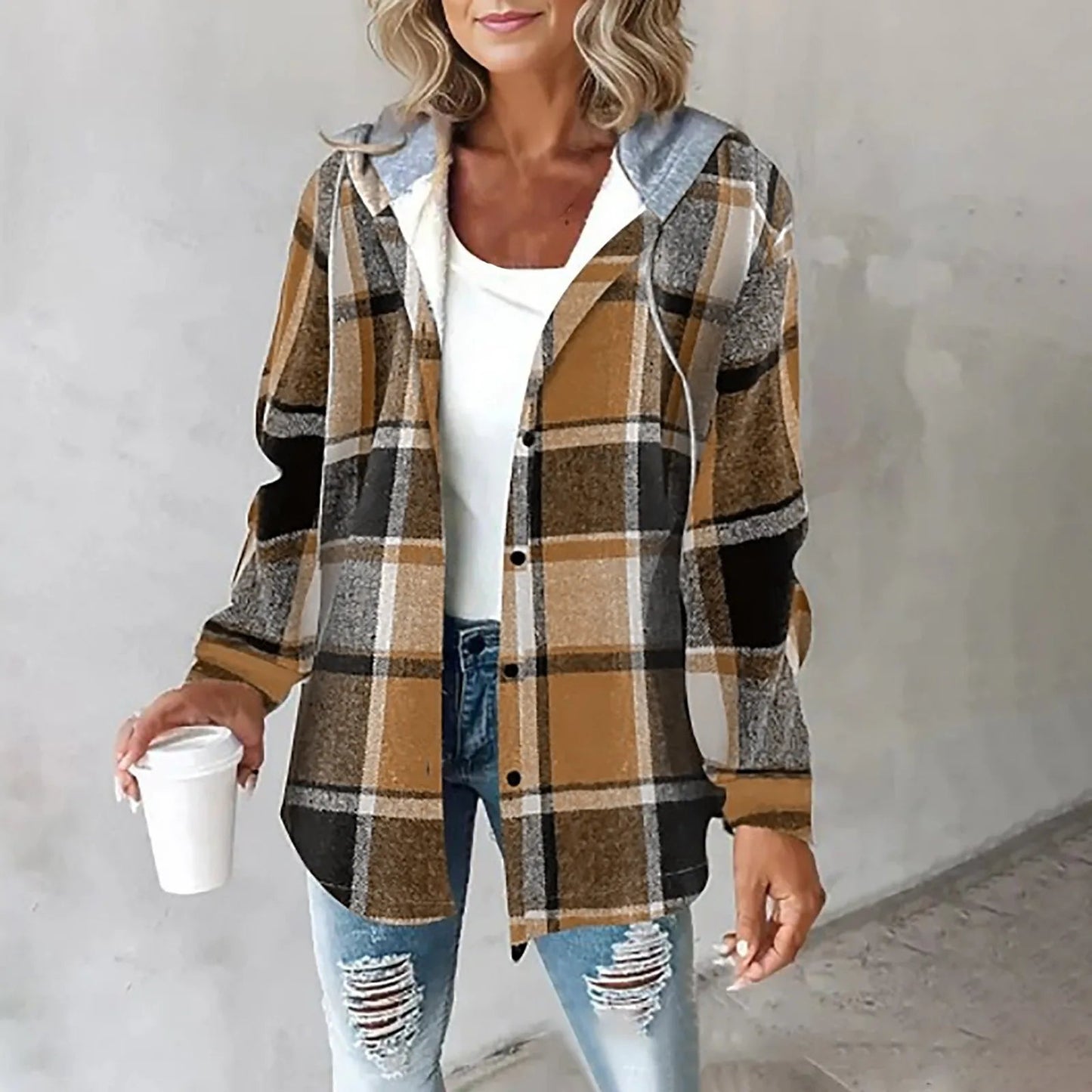 Ternet Cardigan Dame – Foret Strikcardigan med Knapper
