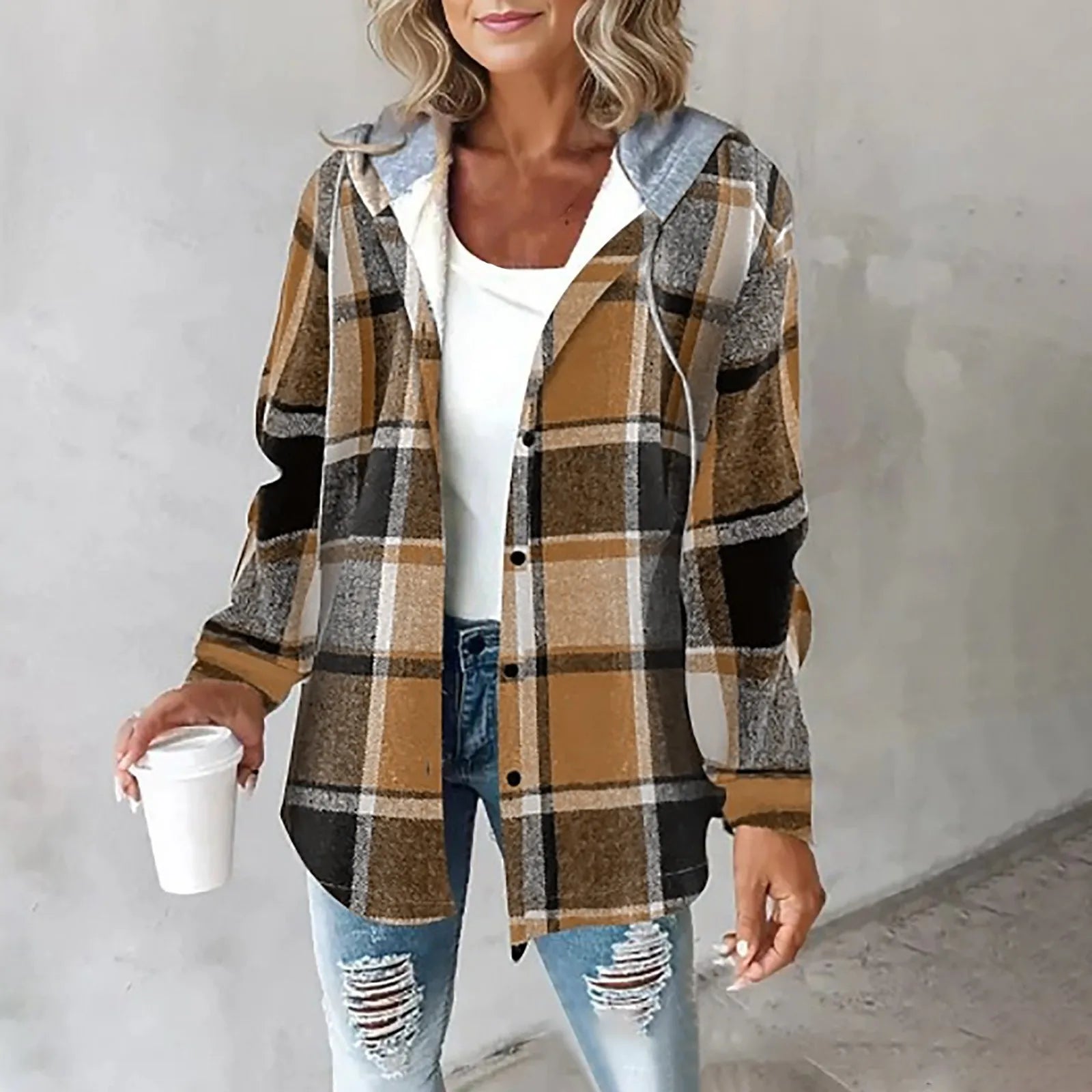 Ternet Cardigan Dame – Foret Strikcardigan med Knapper