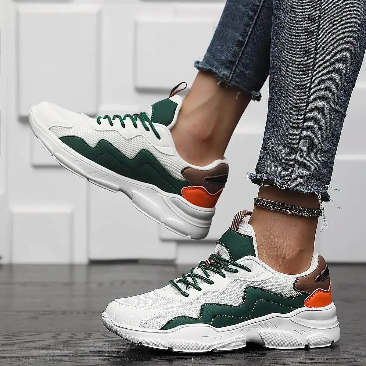 Sneakers Herre – Casual Fritidssko med Let Design
