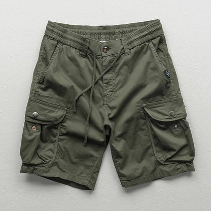 Cargo Shorts Herre – Løse Sommer Shorts med Elastisk Talje