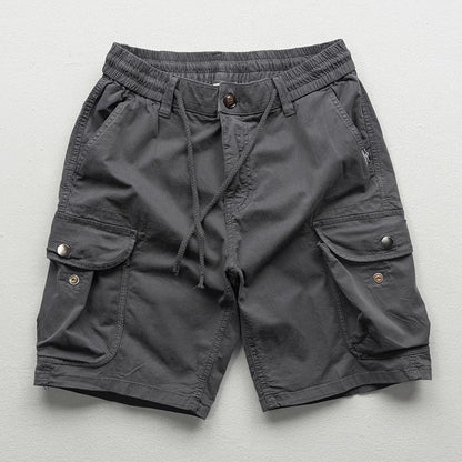 Cargo Shorts Herre – Løse Sommer Shorts med Elastisk Talje