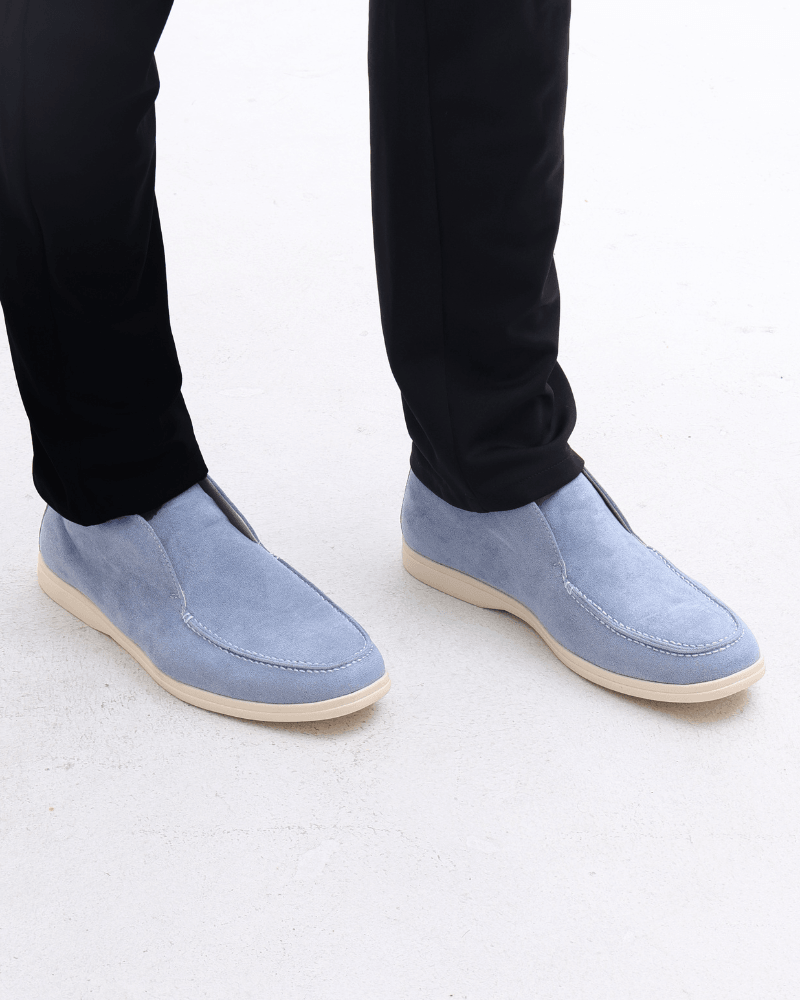 Loafers Herre – Klassiske Slip-On Sko i Ruskindslook