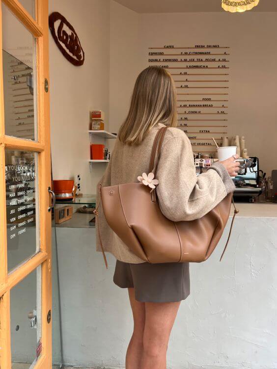 Crossbody Taske Dame – Rummelig Vintage Tote Bag