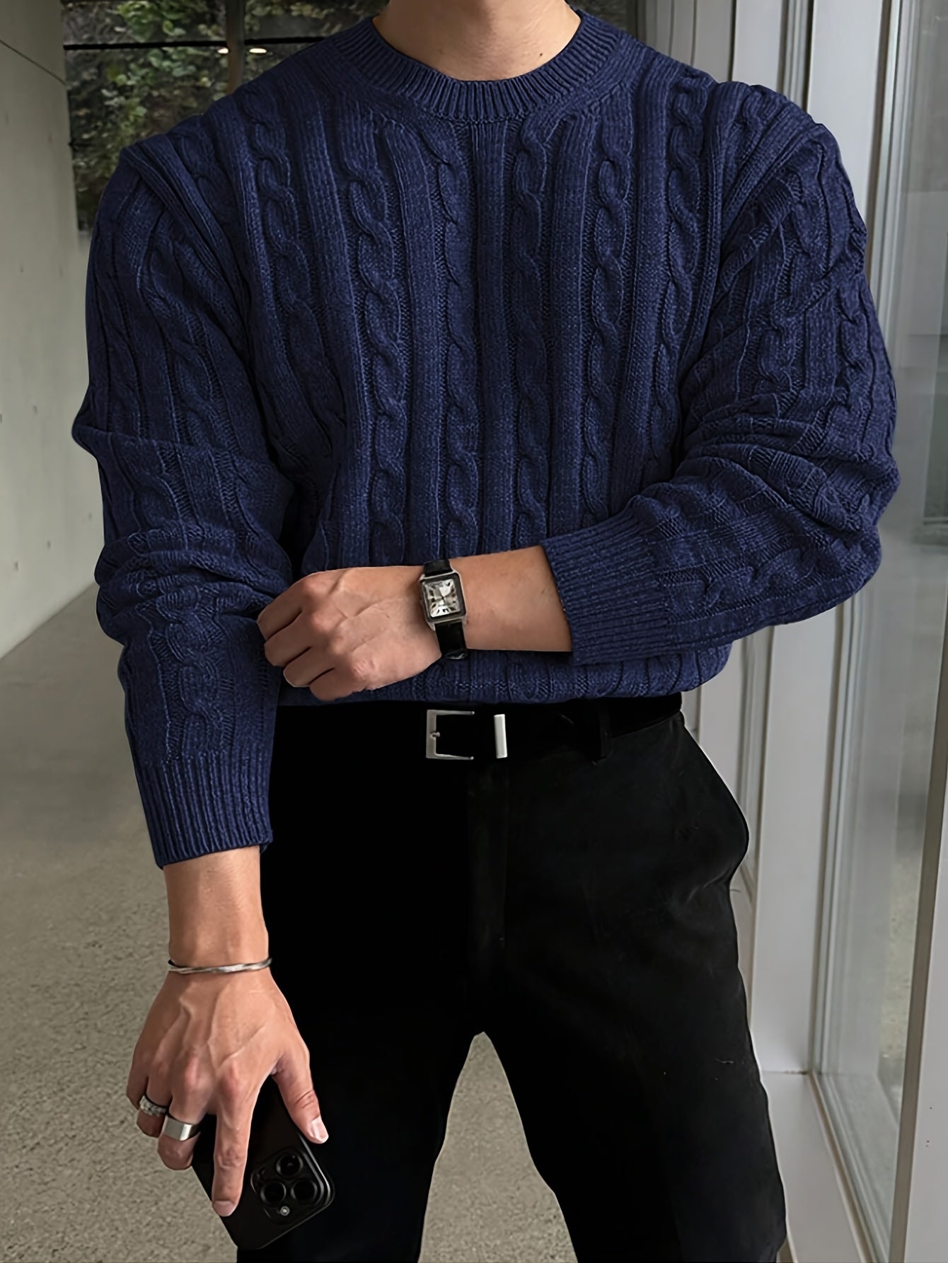 Preston | Twisted Cable Pullover Sweater