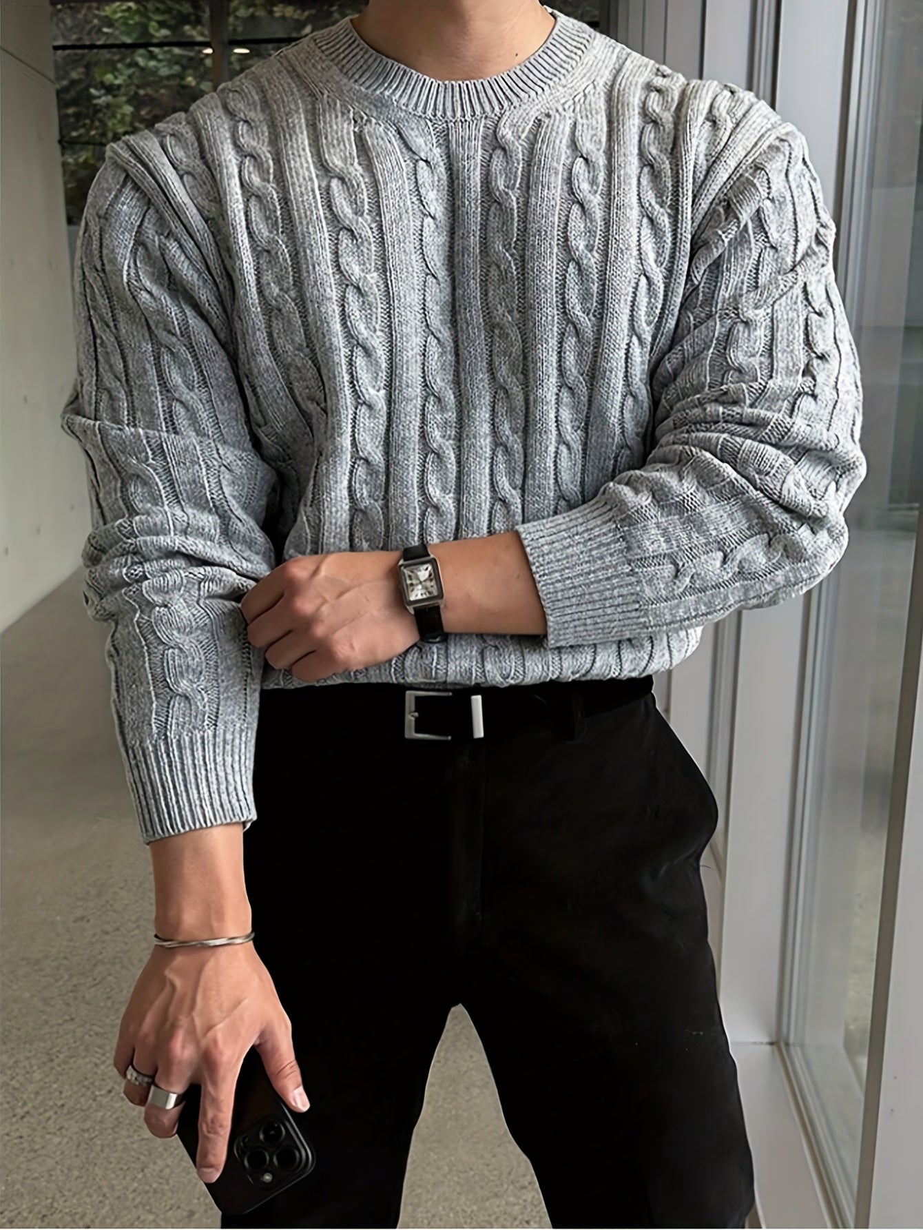 Preston | Twisted Cable Pullover Sweater