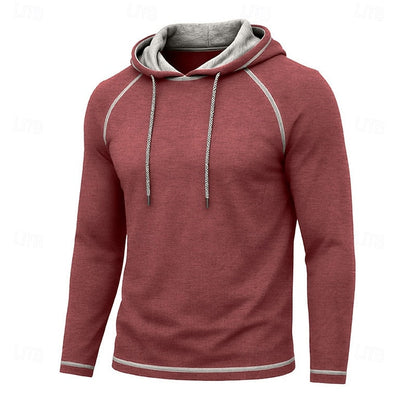 Hættetrøje Herre – Klassisk Hoodie med Snøre