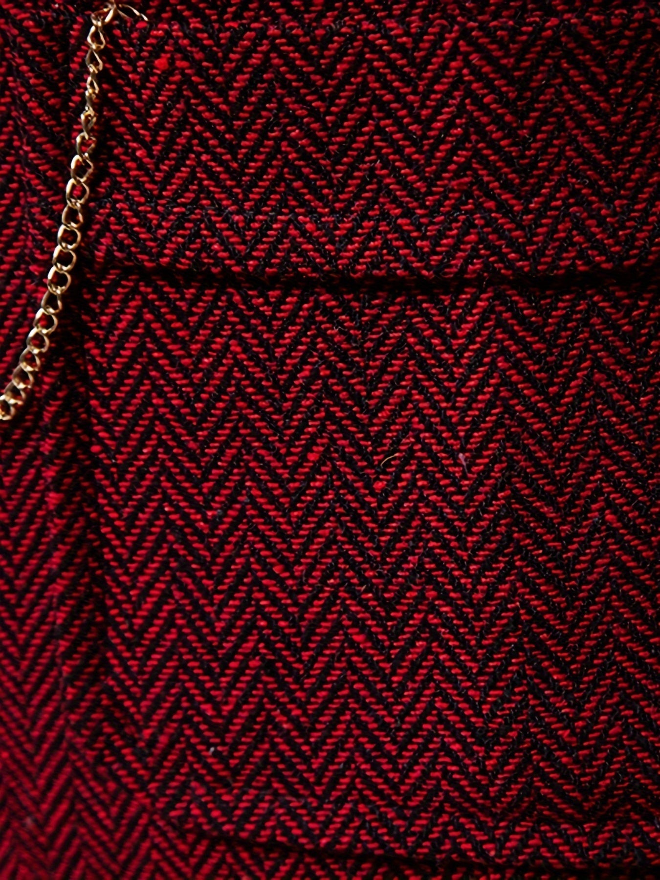 Vest Herre – Lag-på-lag vest med sildebensmønster og enkeltradet design til efterår, arbejde og lag-på-lag