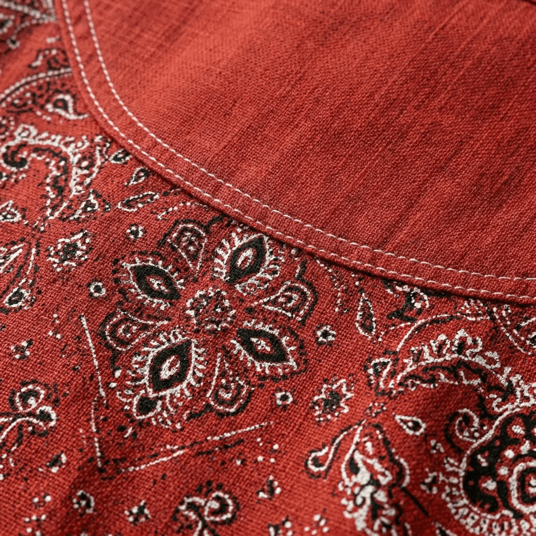 Blomstret Skjorte Dame – Langærmet Bluse med Knapper