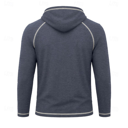 Hættetrøje Herre – Klassisk Hoodie med Snøre