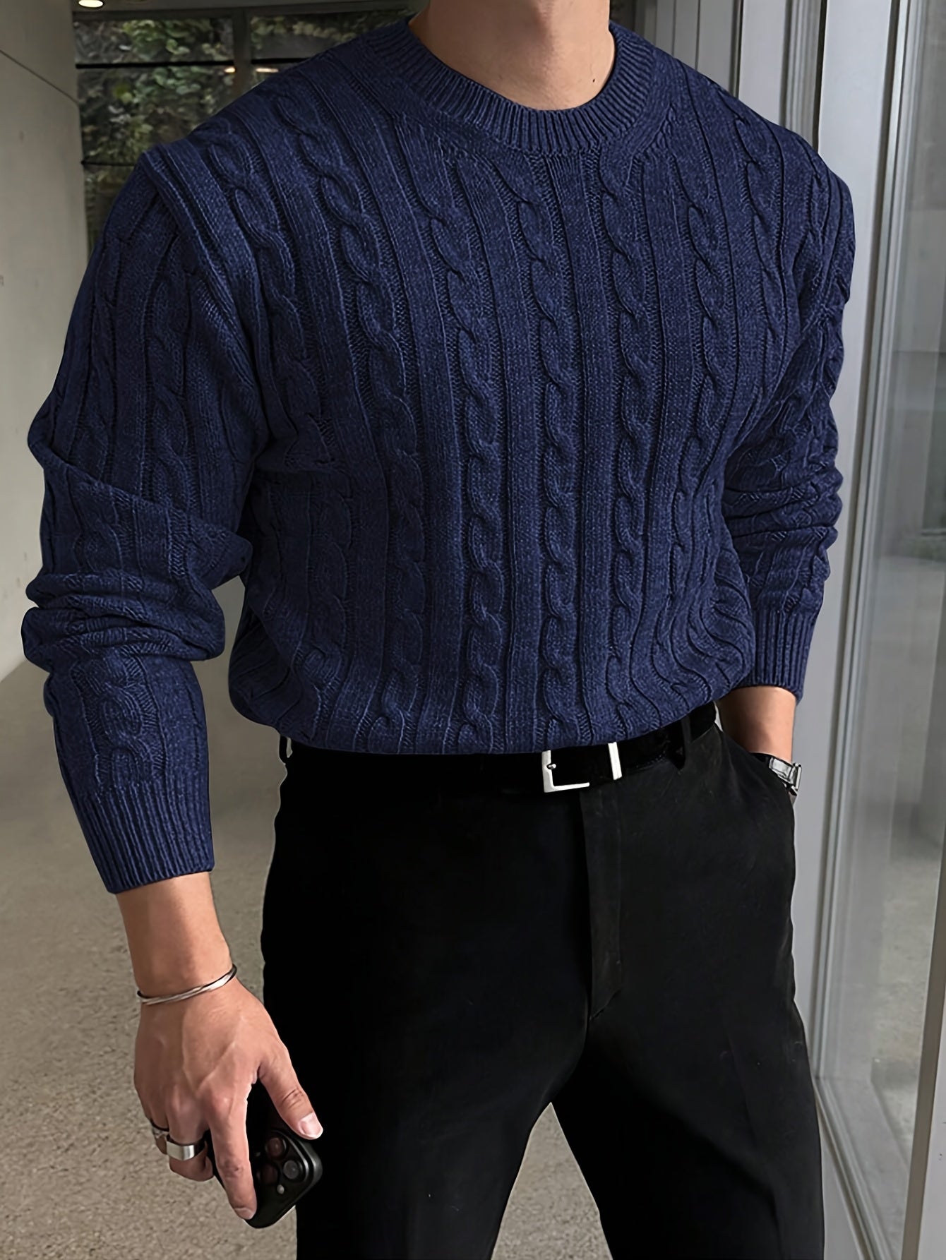 Preston | Twisted Cable Pullover Sweater