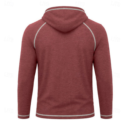 Hættetrøje Herre – Klassisk Hoodie med Snøre