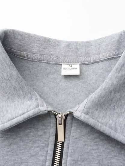 Half-Zip Pullover Herre – Klassisk Striktrøje med Lynlås